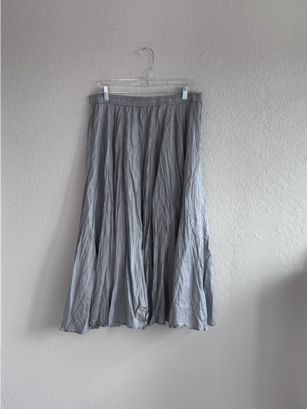 JOSEPH London 100% Silk Gray Midi Skirt Quiet Luxury Minimalist Designer UK 42 - Picture 5 of 10
